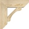 Ekena Millwork Legacy Slat Rough Sawn Bracket w/ Offset Brace, Douglas Fir, 6"W x 16"D x 16"H BKT0604X16X16LEC06RDF - alternate 2